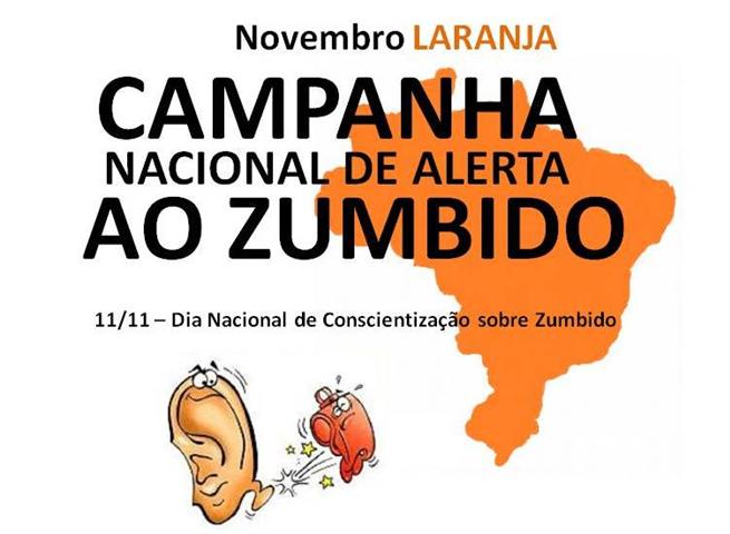 campanha nacional de alerta ao zumbido - novembro laranja